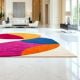 Handcrafted Vibrant Abstract Modern Living Room Rug